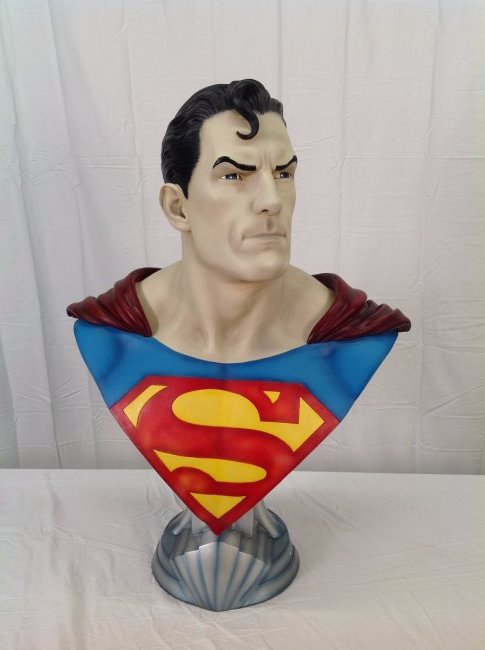 Superman Life-Size Bust by Sideshow Collectibles: Superman Life-Size Bust #329/1500