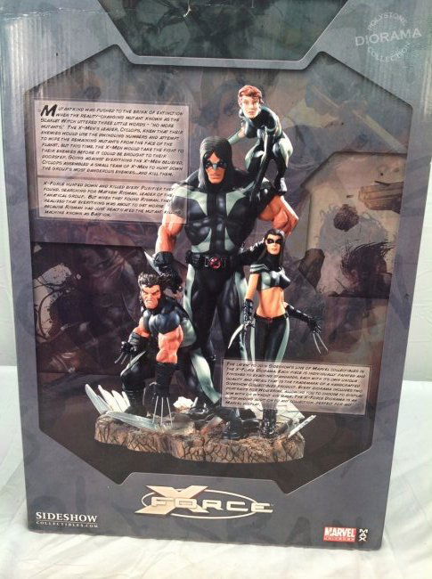 X-Force Polystone Diorama by Sideshow Collectibles: X-Force Diorama #357/600