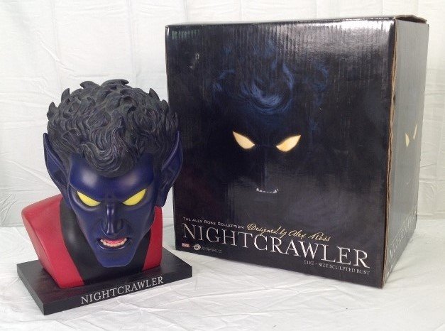 Night Crawler Bust by Upper Deck 11/300: Night Crawler Bust by Upper Deck - The Alex Ross Collection. Numbered 11/300. Item Comes with Original Box.
