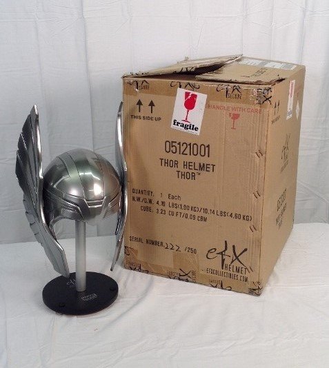 Thor "Winged" Helmet by EFX Collectibles: Thor "Winged" Helmet by EFX Collectibles - Prop Replica. Itme Comes with Original Box.
