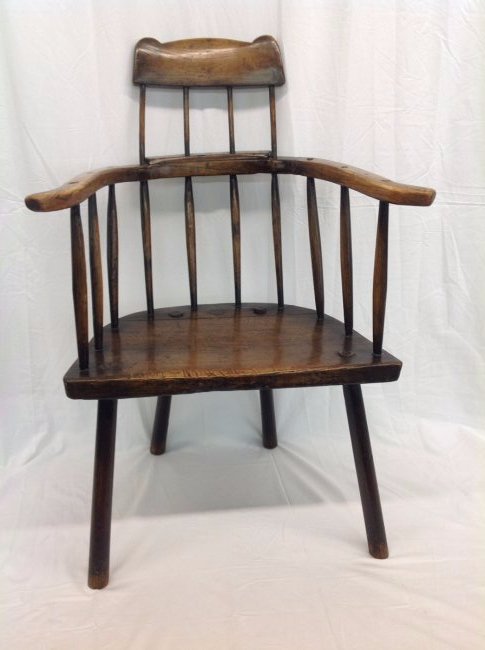 Primitive Windsor Back Tavern Chair (1 of 5)