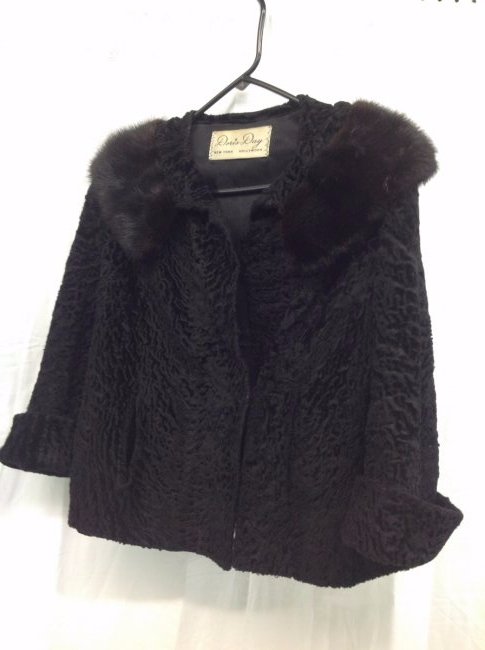 Vintage Doris Day Cropped Velvet Jacket (1 of 4)