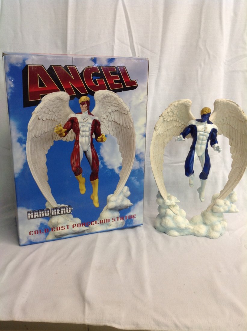 Angel "Blue" Version Porcelain Statue: Angel "Blue Suit, Blue Face" Version Porcelain Statue by Hard Hero #332/399
