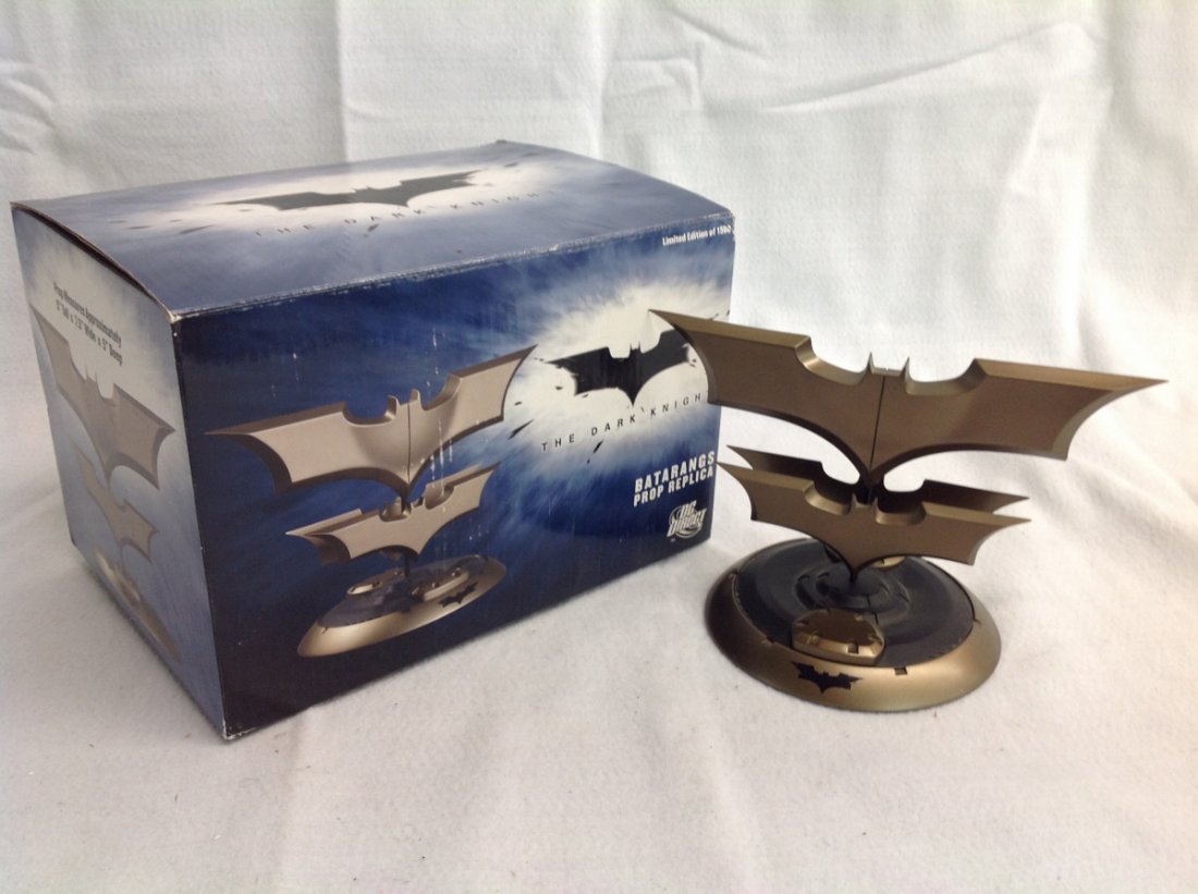 The Dark Knight "Batarangs Prop Replica": The Dark Knight "Batarangs Prop Replica" by DC Direct #244/1500