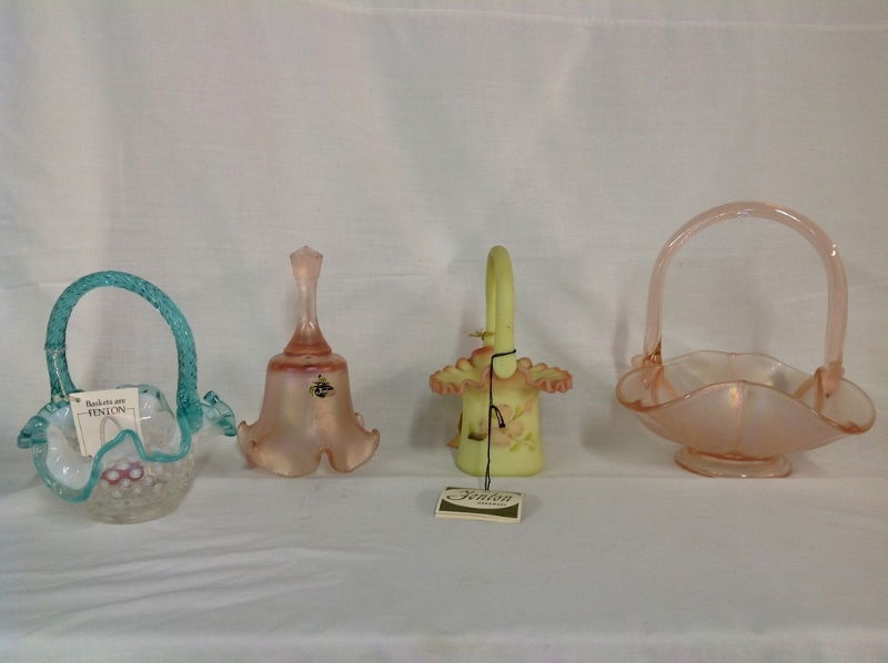 Assorted Fenton Baskets and Bell (1 of 4)