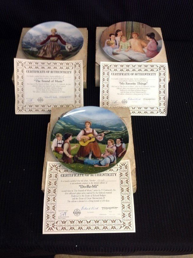 The Sound of Music Collector's Plates by Edwin M. (1 of 4)