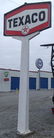 Texaco Double Sided Porcelain Sign w/ Pole - 3