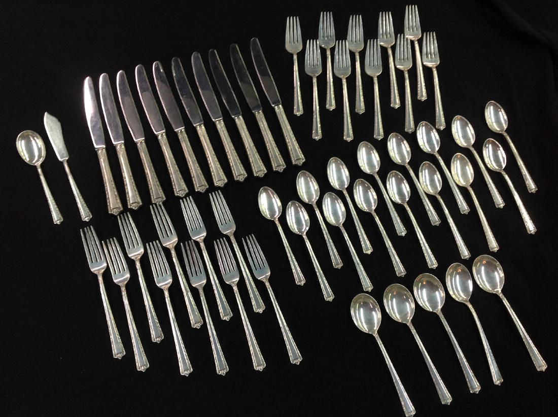 51 Pc Processional Fine Arts Sterling Flatware (1 of 8)