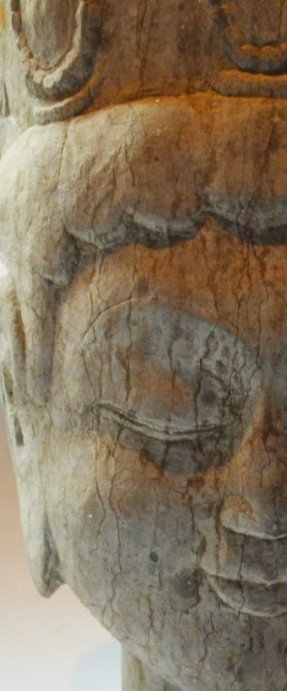 Tang Ming Dynasty Stone Buddha Head (1 of 3)