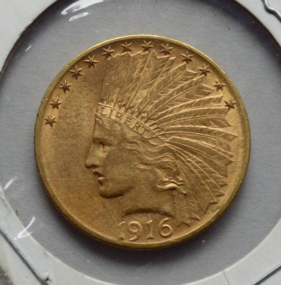 10$ INDIAN Gold Piece, 1916-s, MS 63 (1 of 2)