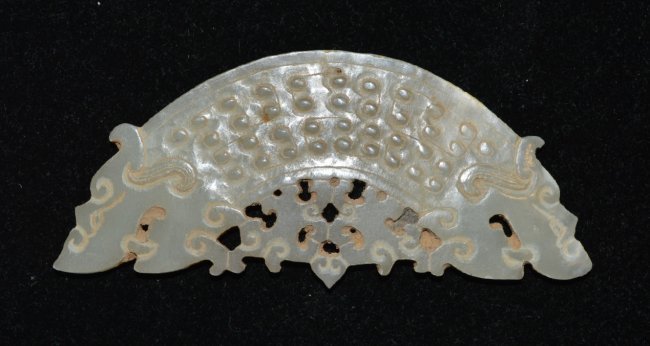 A White Jade Dagon Headed Huang (1 of 2)