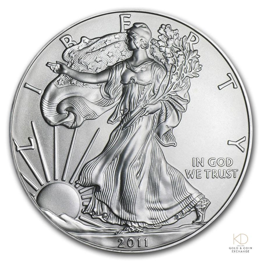 2011 1 oz American Silver Eagle BU (1 of 2)