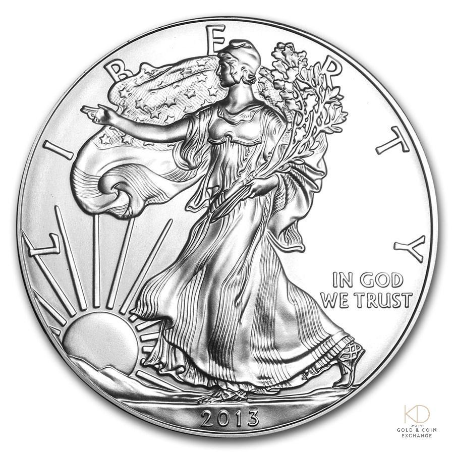 2013 1 oz American Silver Eagle BU (1 of 2)