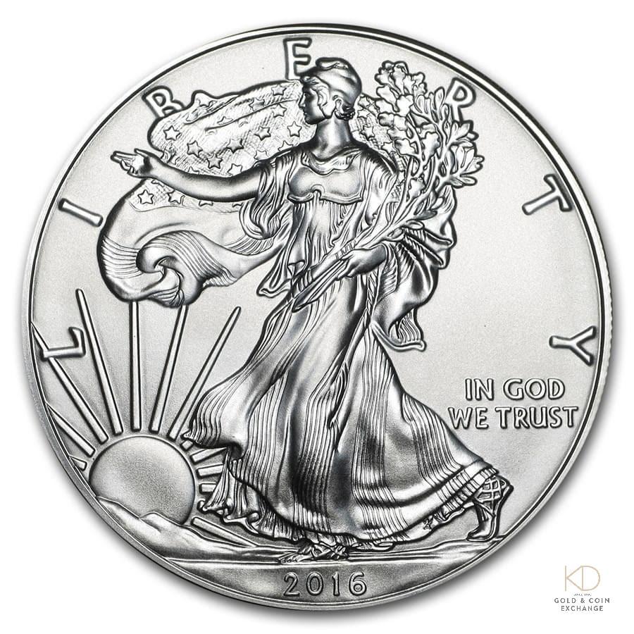 2016 1 oz American Silver Eagle BU (1 of 2)