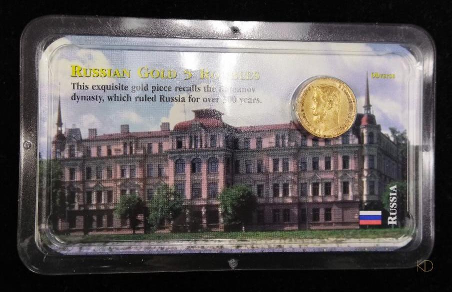 1900 Russian Gold 5 Roubels - Littleton (1 of 4)