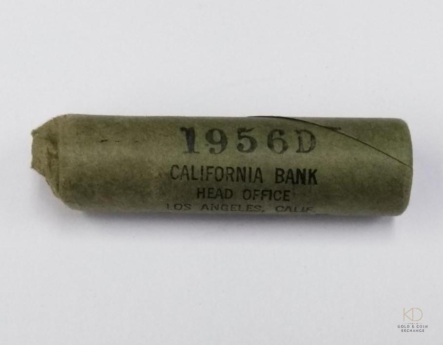 1956-D $5 Roll of Uncirculated Dimes **90% Silver** (1 of 5)