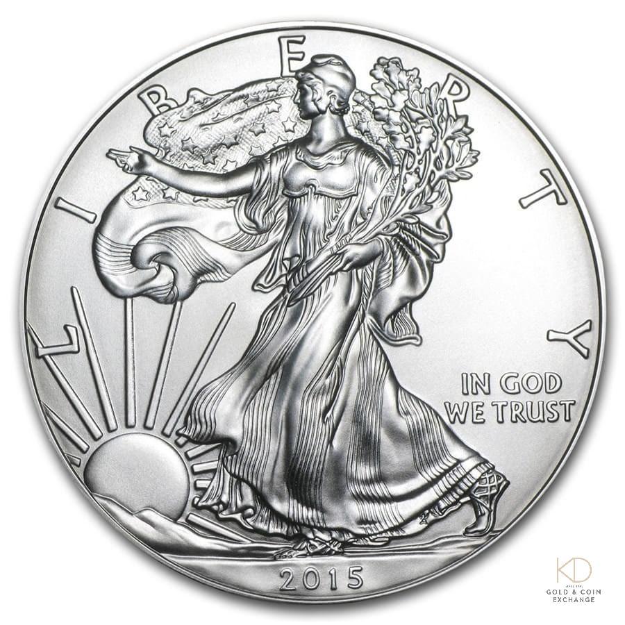 2015 1 oz American Silver Eagle BU (1 of 2)
