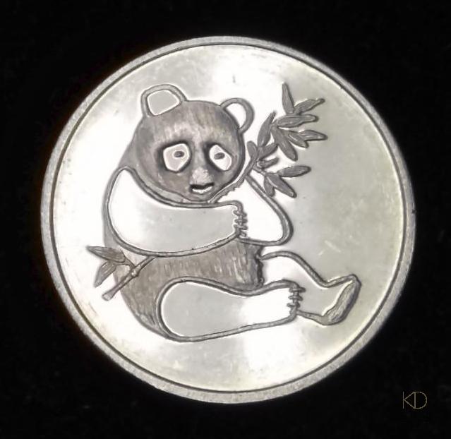 1 ozt "Panda" .999 Fine Silver Round (1 of 2)