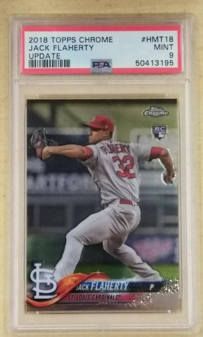 2018 Topps Chrome Update #Hmt18 Jack Flahrety PSA9 (1 of 2)
