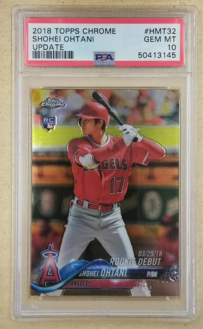 2018 Topps Chrome Update #Hmt32 Shohei Ohtani PSA10 (1 of 2)