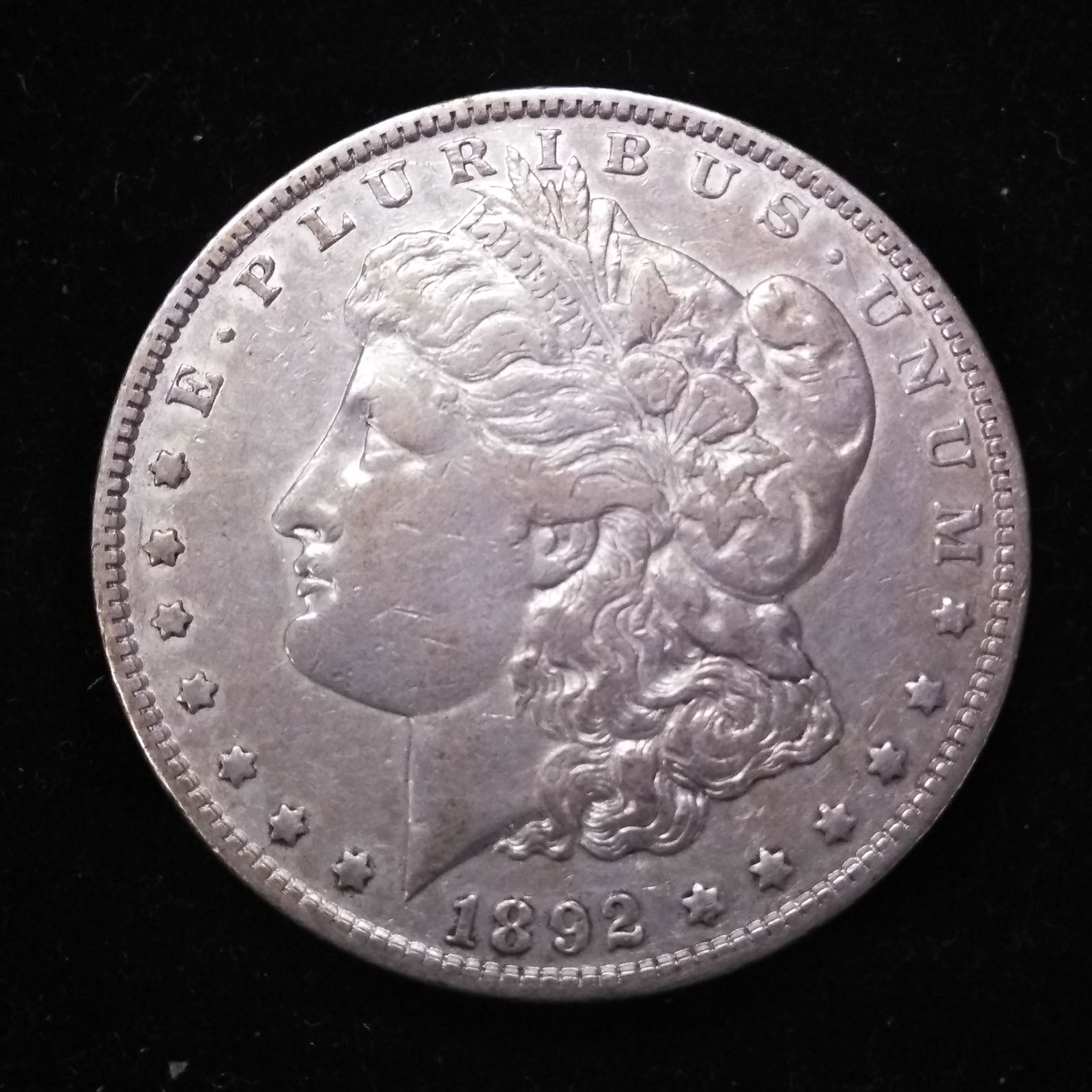 1892-O Morgan Silver Dollar AU Condition (1 of 2)