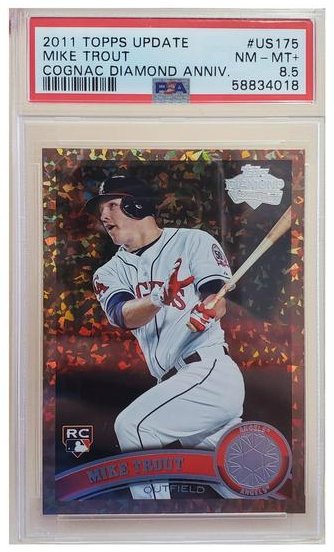 2011 Topps Update Mike Trout #US175 Diamond Anniv. PSA (1 of 2)