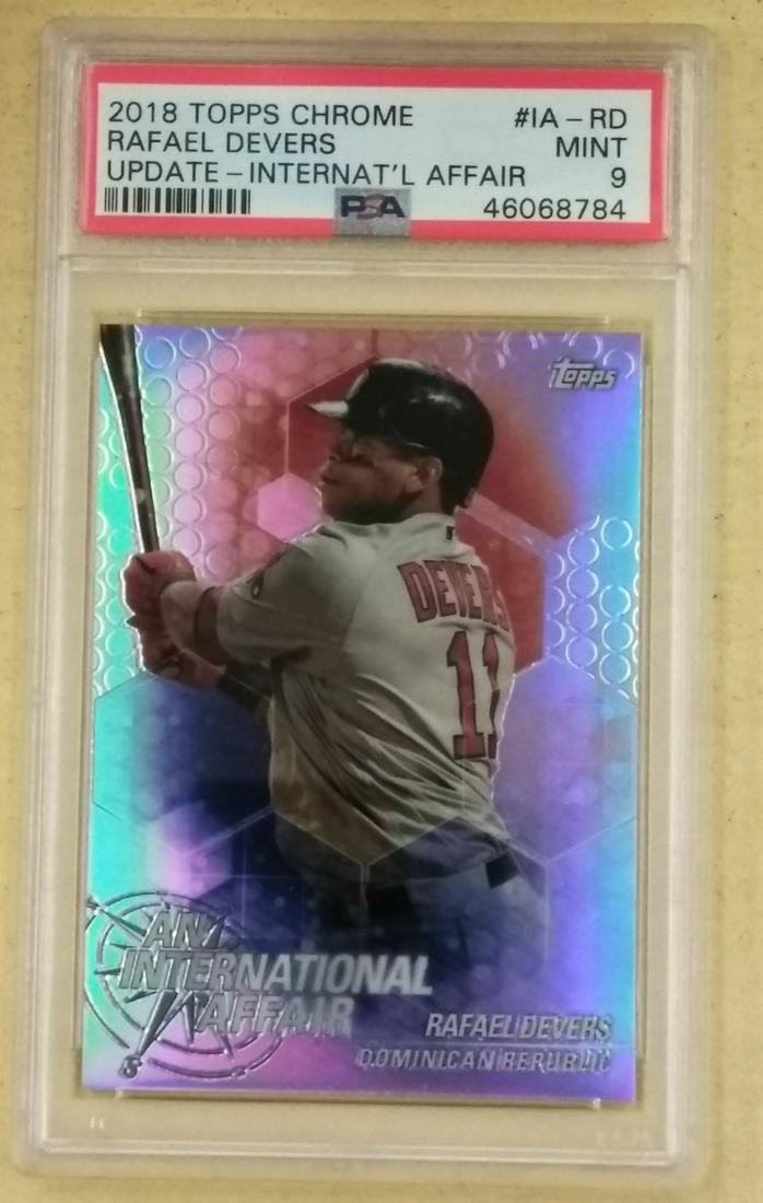 2018 Topops Chrome Update #IA-RD Rafael Devers I&A PSA9 (1 of 2)