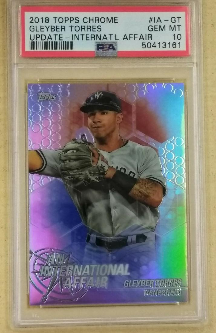 2018 Topps Chrome Update #IA-GT Gleyber Torres PSA10 (1 of 2)
