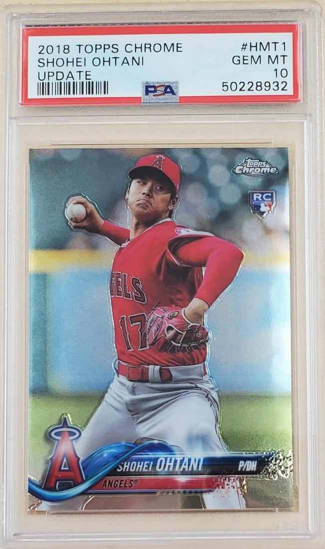 2018 Topps Chrome Update Shohei Ohtani #HMT1 PSA 10 (1 of 2)