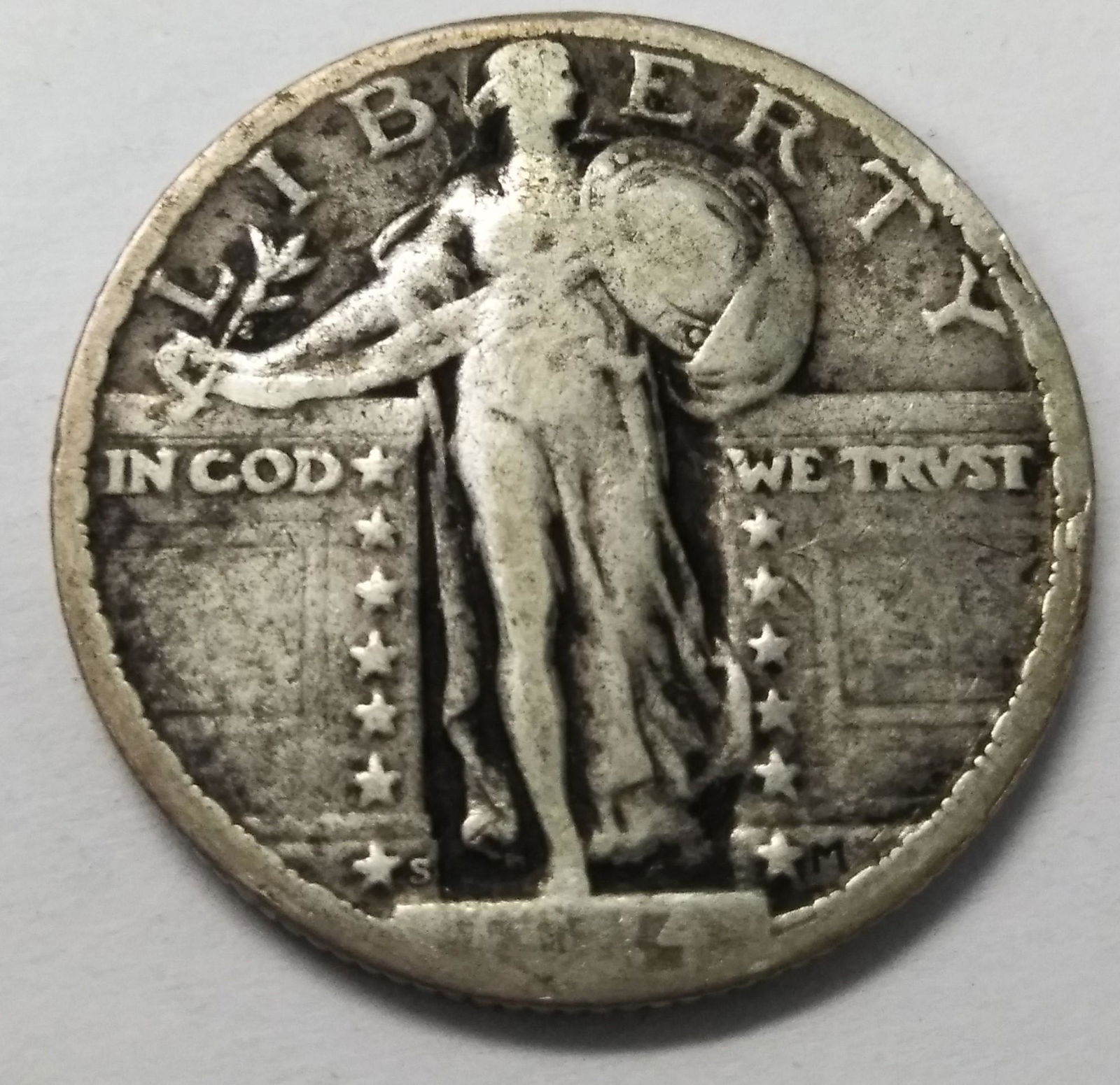 1924-S Standing Liberty Quarter *90% Silver* (1 of 2)
