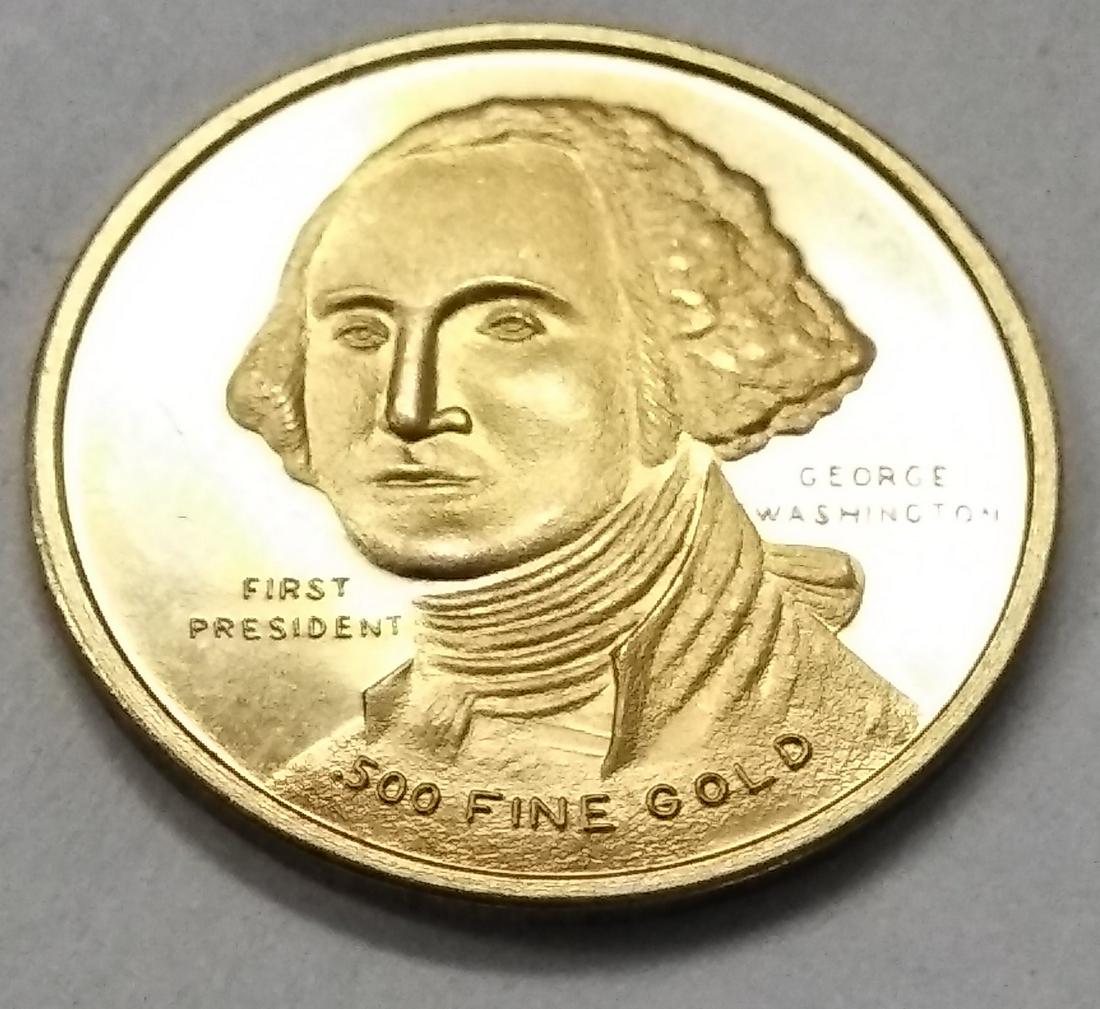 1976 RARE Washington Bicentennial .500 Gold Coin & Box (1 of 4)