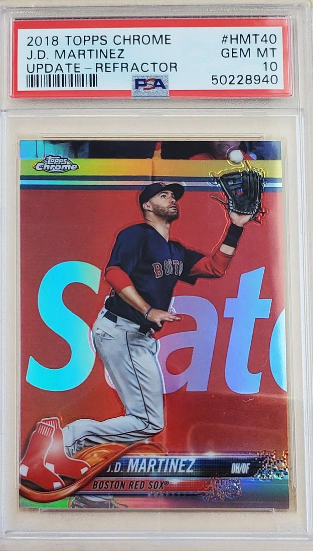 2018 Topps Chrome J.D. Martinez Ref #HMT40 PSA 10 Ref (1 of 2)