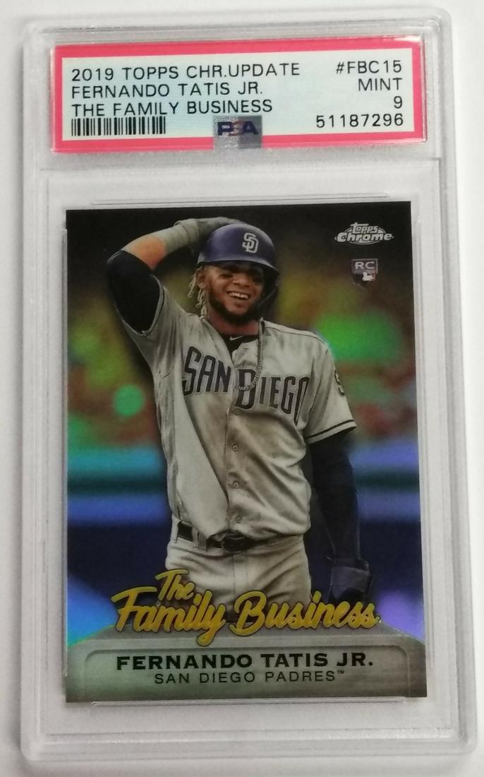 2019 Topps Chrome Update #FBC15 Fernando Tatis Jr PSA 9 (1 of 2)