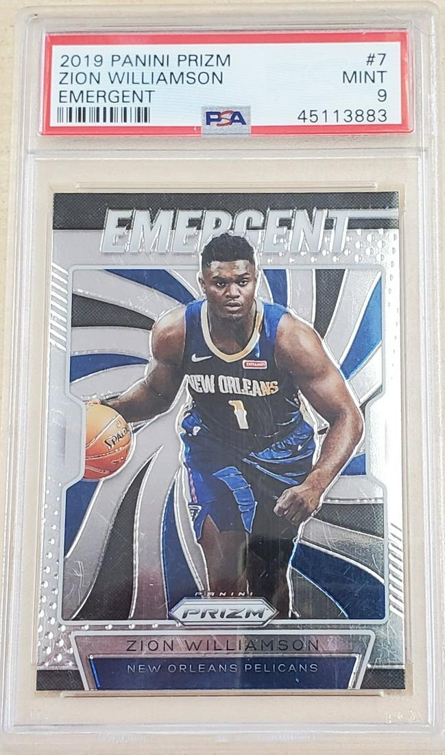 2019 Panini Prizm Zion Williamson Emergant #7 PSA 9 (1 of 2)