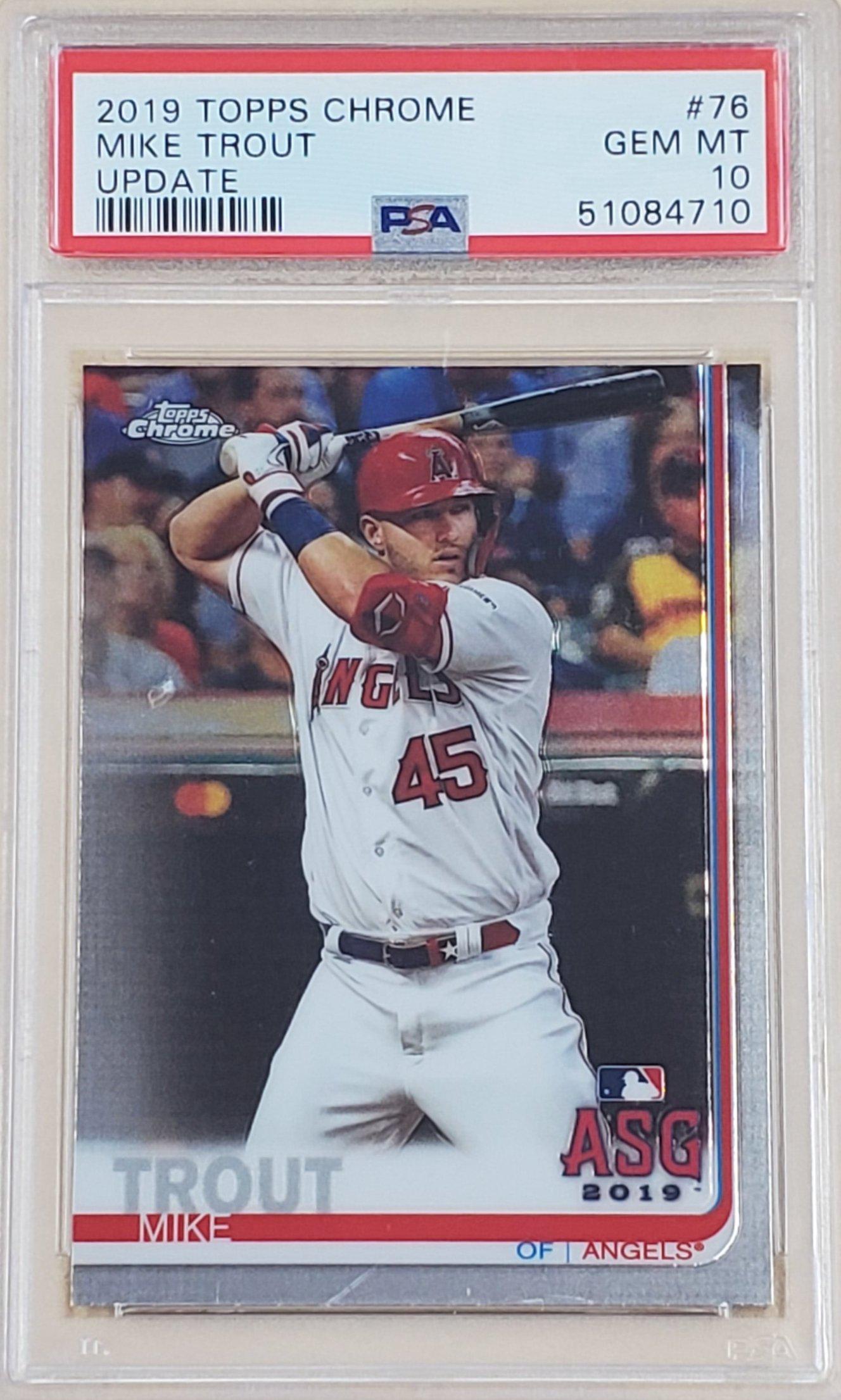 2019 Topps Chrome Mike Trout #76 PSA 10 (1 of 2)