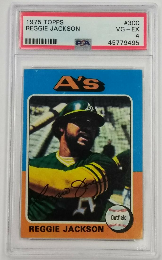 1975 Topps Reggie Jackson PSA (1 of 2)