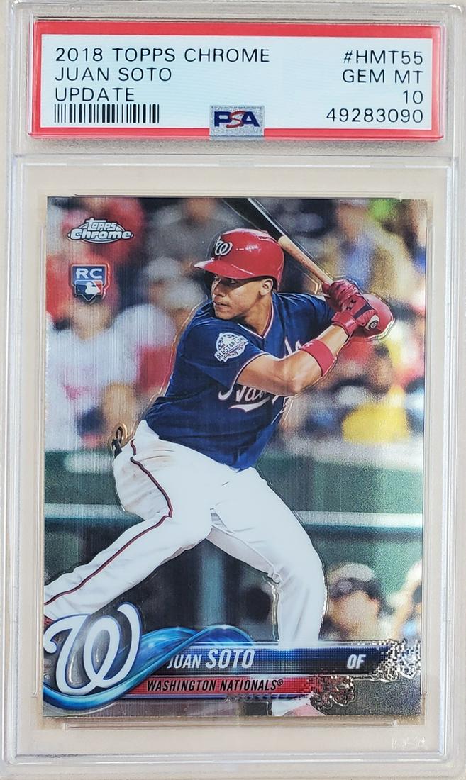 2018 Topps Chrome Update Juan Soto #HMT55 PSA 10 (1 of 2)