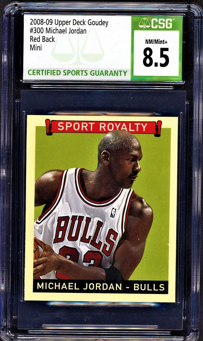 2008 Upper Deck Goudey Mini Red Back Michael Jordan 300 (1 of 2)