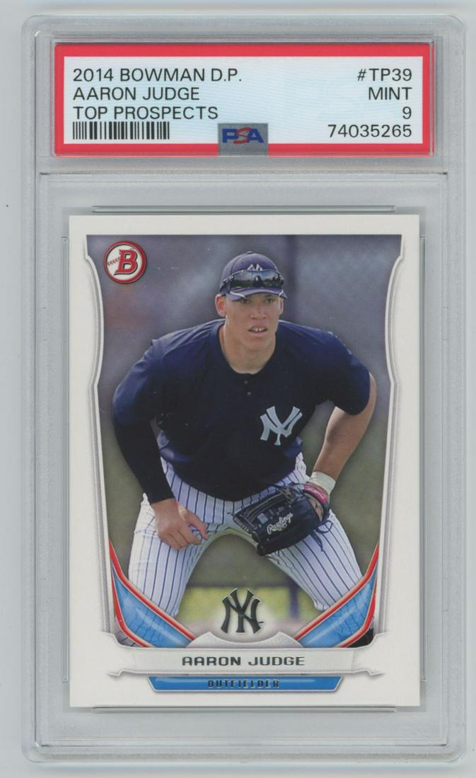 2014 Bowman Draft Picks Top Prospects Aaron Judge #TP-39 PSA 9 (1 of 2)