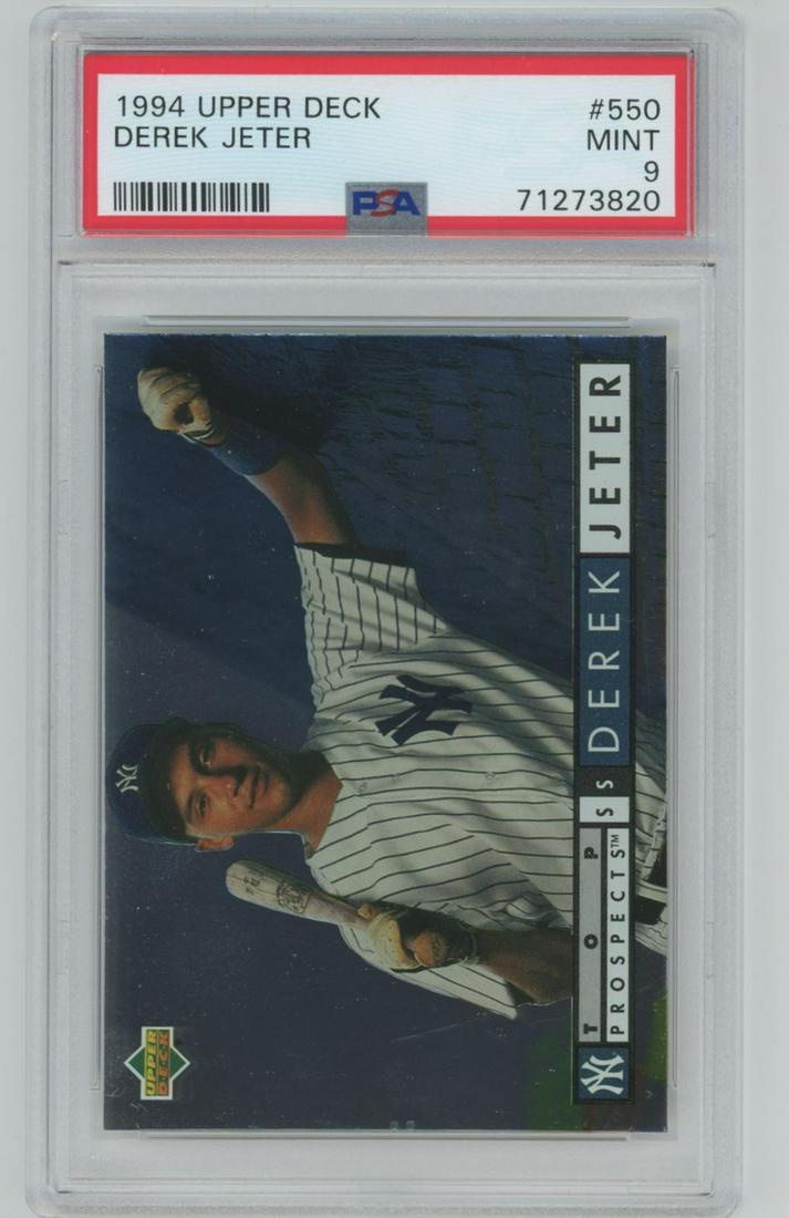 1994 Upper Deck Derek Jeter  #550   PSA 9 (1 of 2)