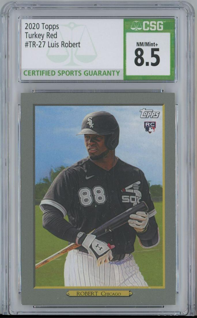 2020 Topps Turkey Red Rookie Luis Robert RC  #TR-27 White Sox  CSG 8.5 (1 of 2)
