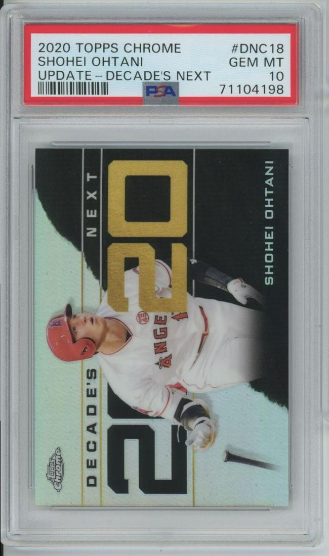 2020 Topps Chrome Decades Next Update Shohei Ohtani  #DNC-18  PSA 10 (1 of 2)