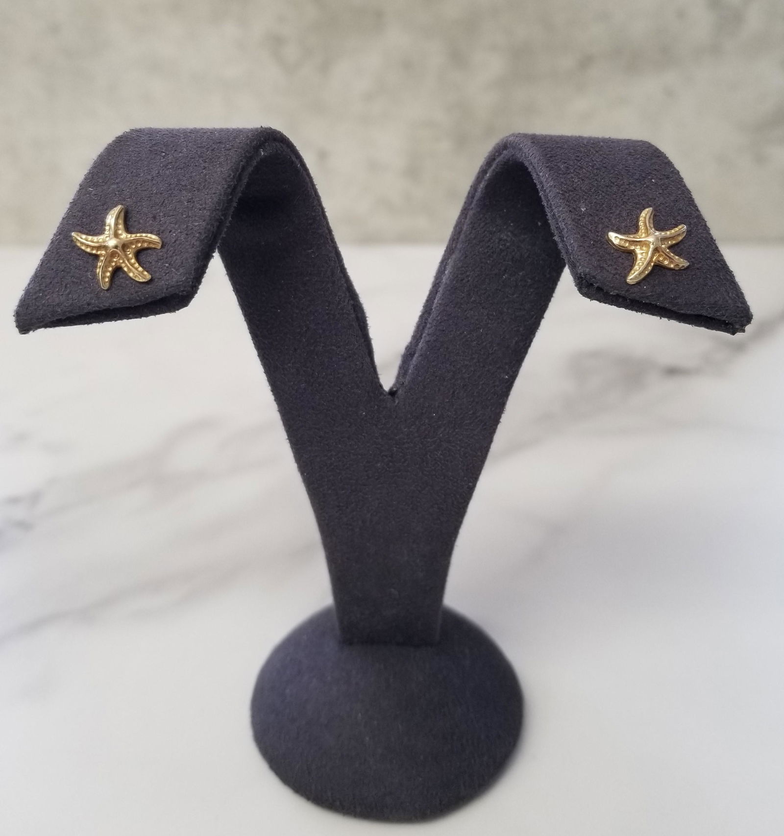 14K Gold Starfish Post Earrings (1 of 6)