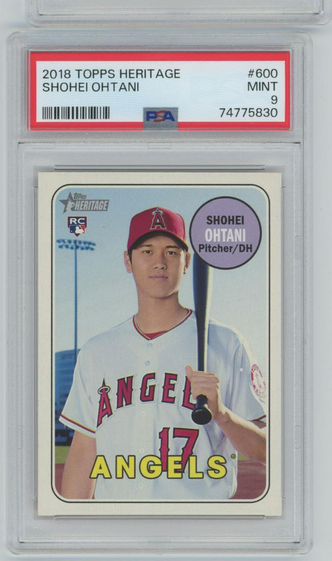 2018Topps Heritage Rookies Shohei Ohtani #600 PSA 9 (1 of 2)