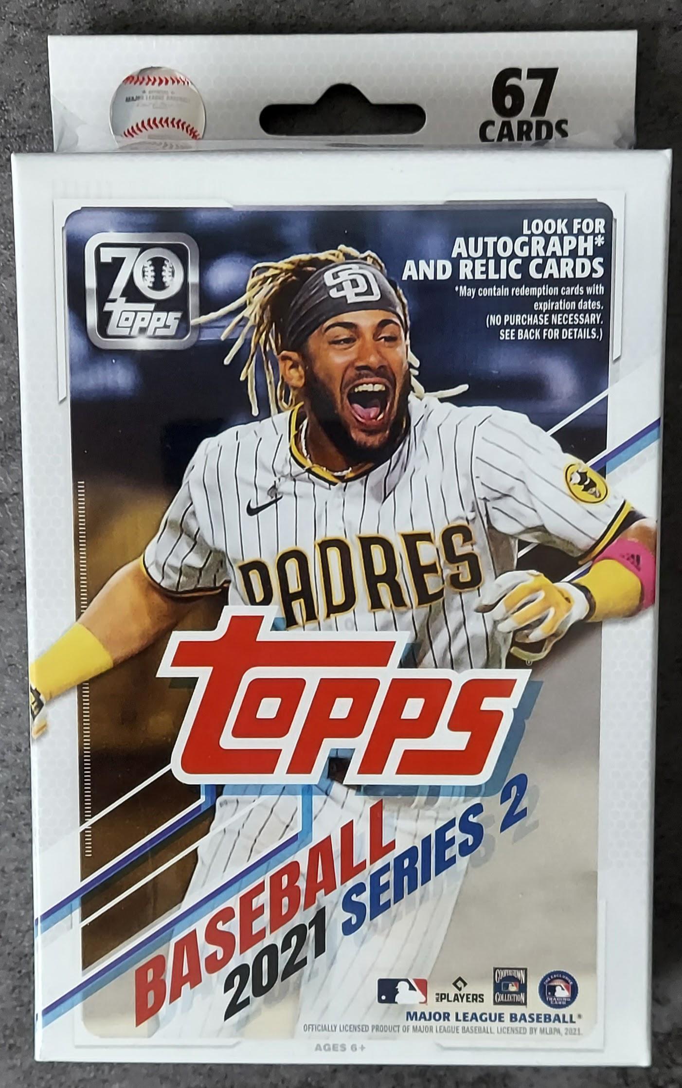 2021 TOPPS SERIES 2 MLB BASEBALL HANGER BOX 67 CARDS SEALED (1 of 1)