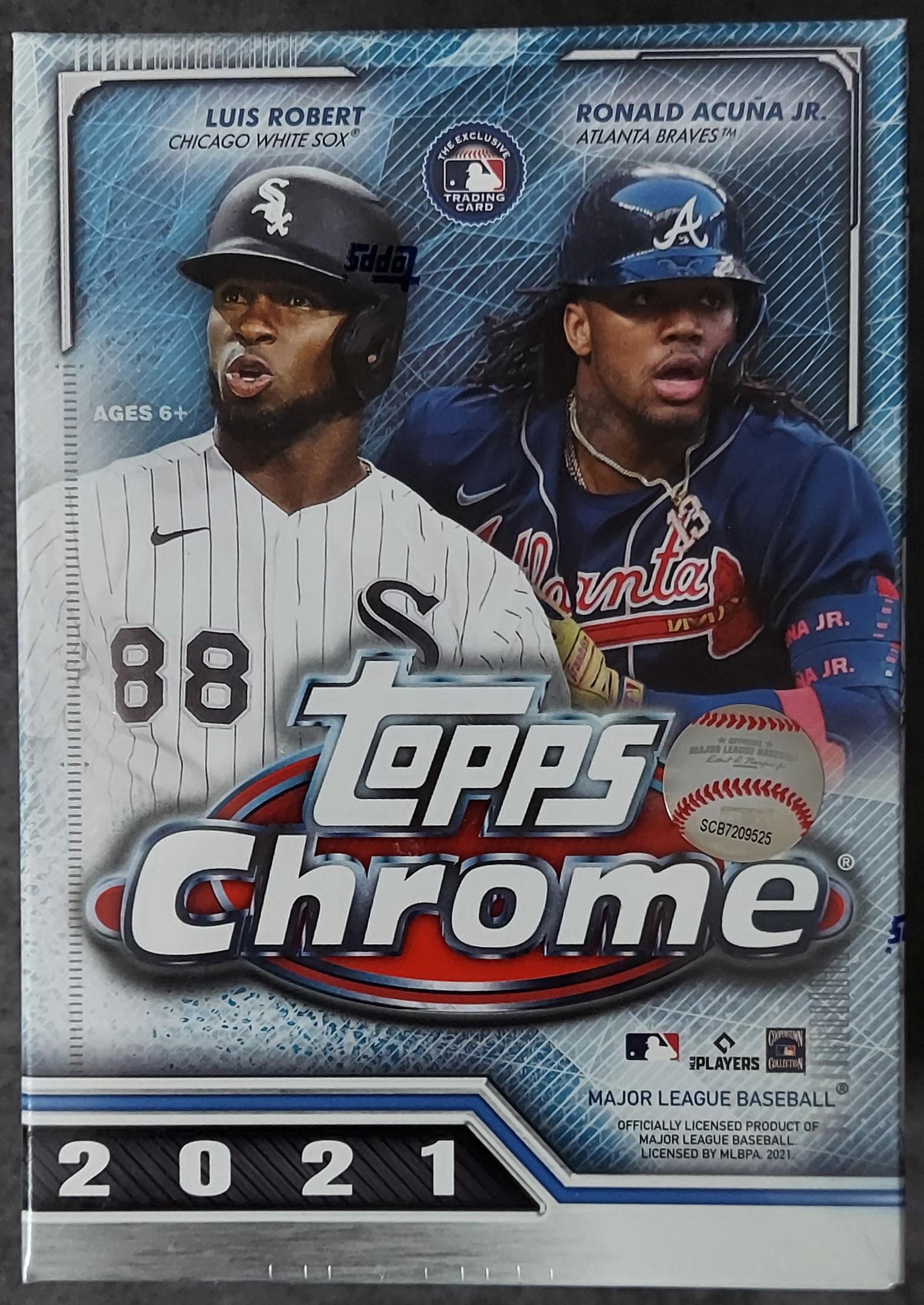 2021 TOPPS CHROME MLB BASEBALL TRADING CARDS BLASTER BOX (32 CARDS) SEALED (1 of 1)
