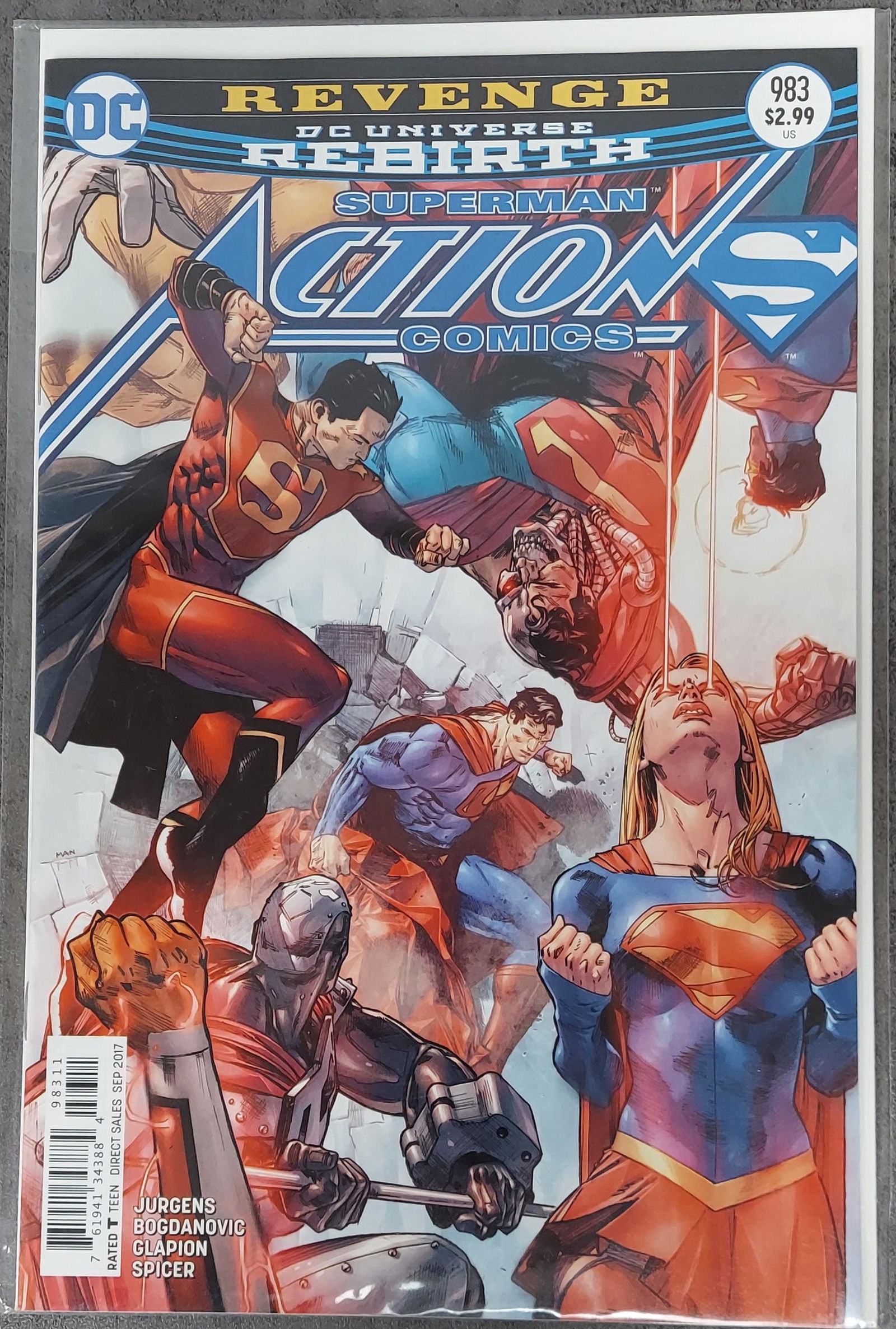 DC SUPERMAN ACTION COMICS #983 SEPTEMBER 2017 - DC UNIVERSE REBIRTH (1 of 1)