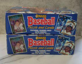 Lot of 2 1988 DONRUSS BASEBALL BOX 24 ct SEALED packs (1 of 3)