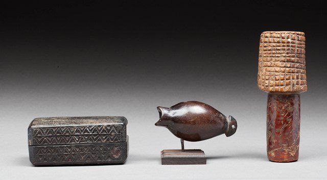 Lot with a congo box, an ancient beettle and a flute (1 of 1)