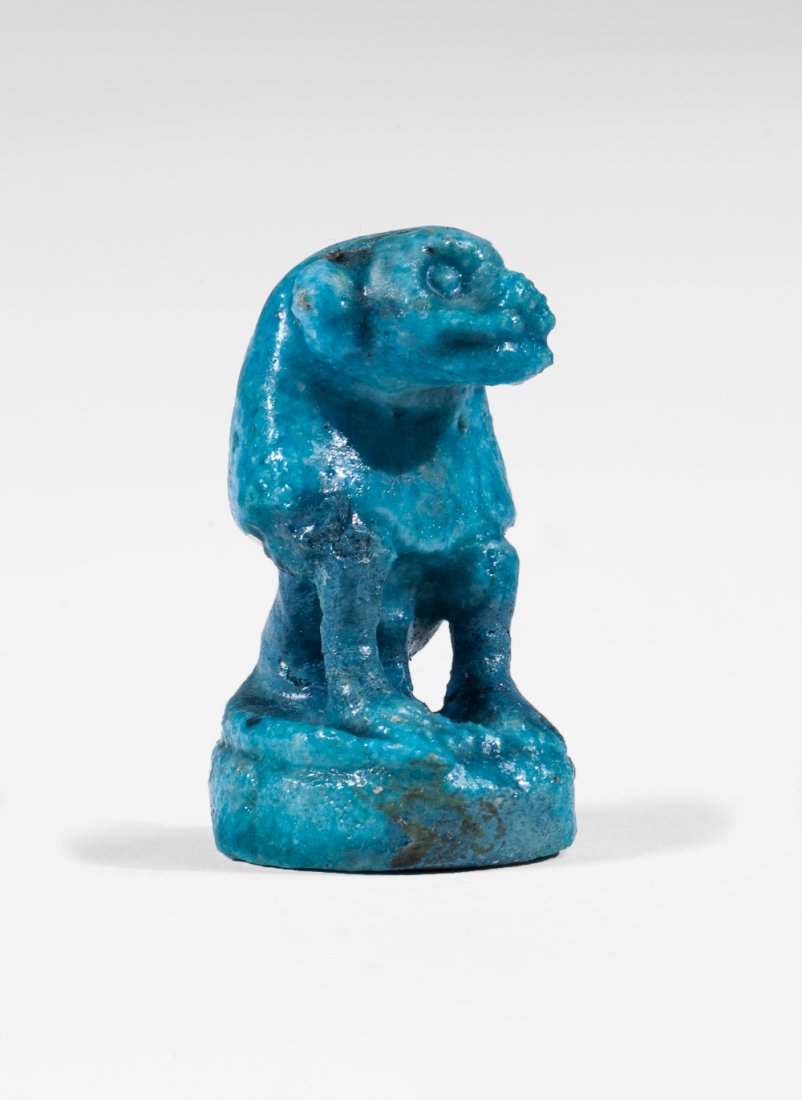 Thot: earthenware. Egypt, XXI to XXX dynasty. 3,5cm